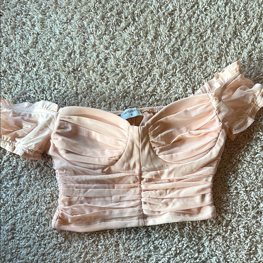 That’s So Fetch cropped busier top